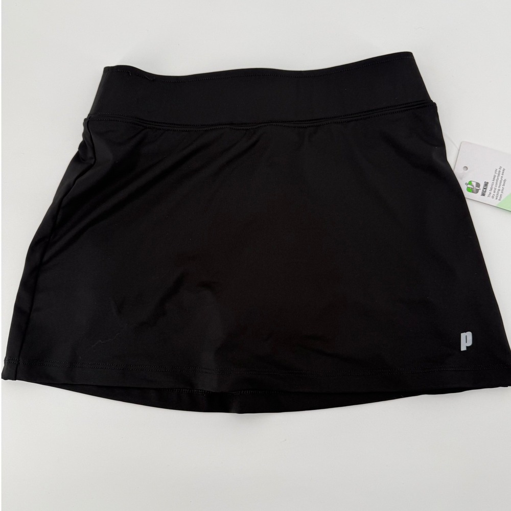 Prince Kids Black Athletic Skort Size S 8 9 Tennis Golf Running Activewear‎